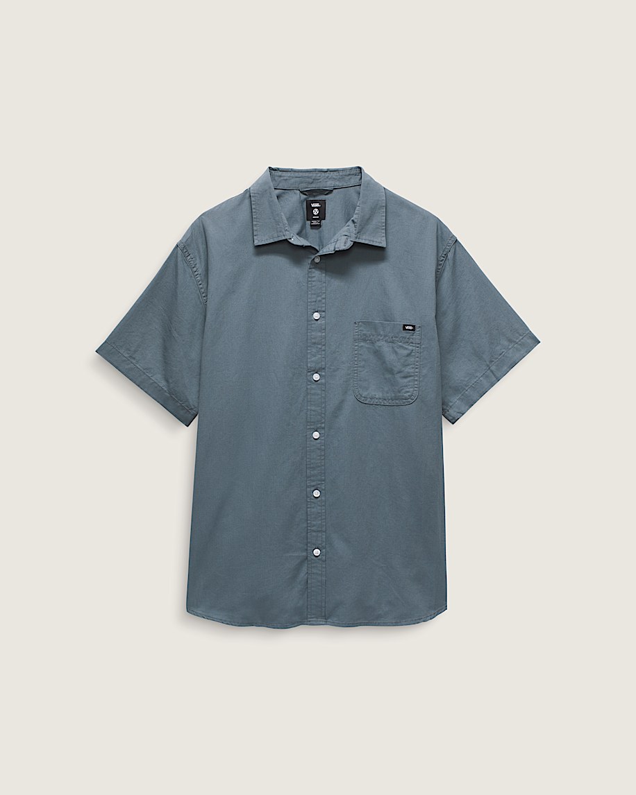 Lawson Woven Shirt VANS Stormy Weather Blue FLATLAY