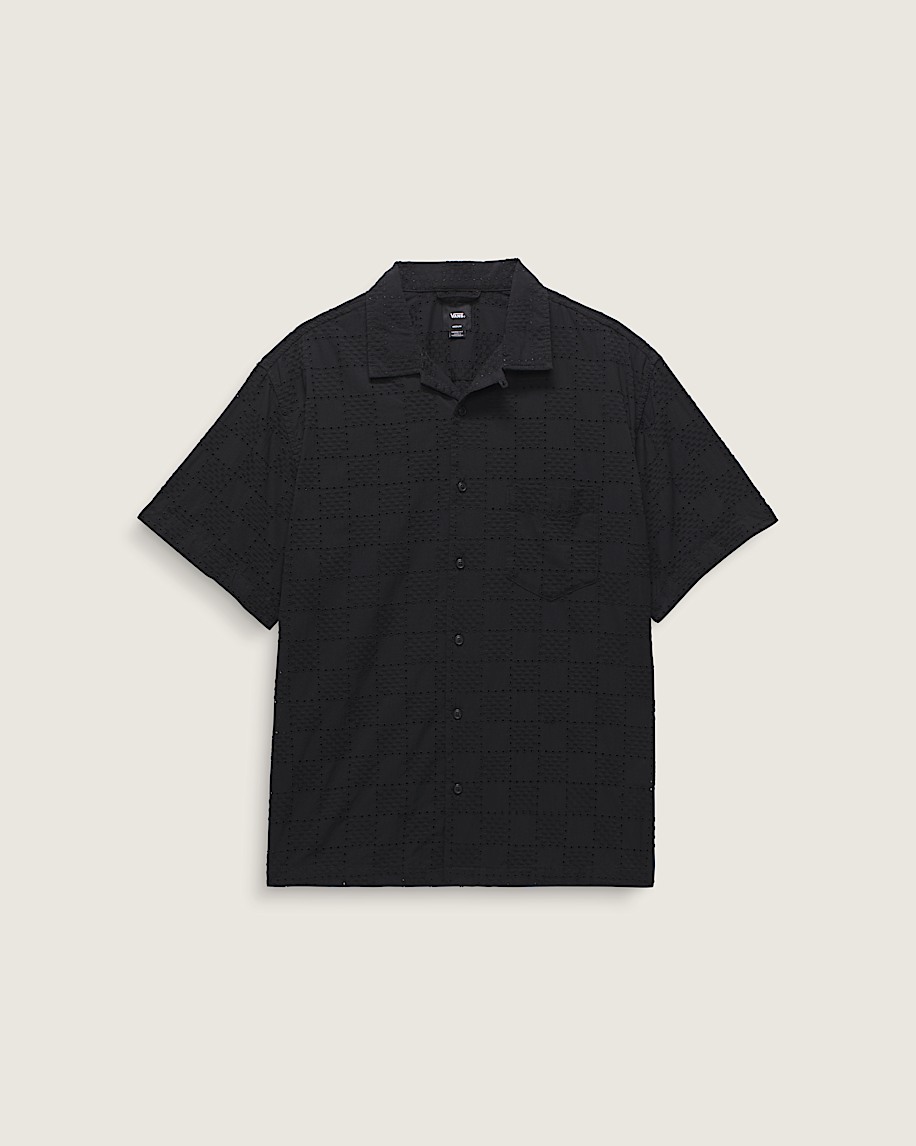 Wayside Eyelet Woven Shirt VANS Black FLATLAY