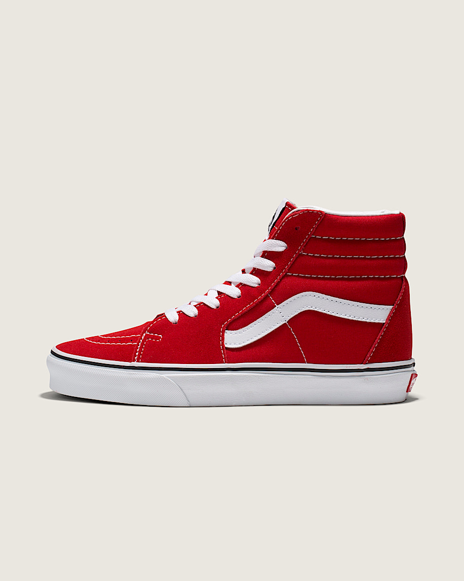Sk8Hi Shoe VANS Racing Red  True White HERO