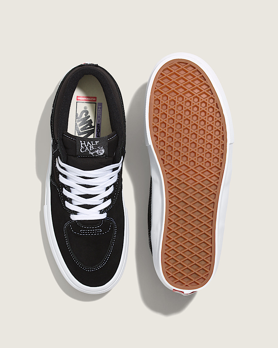 Vans | Skate Half Cab Black/White Skate Shoe