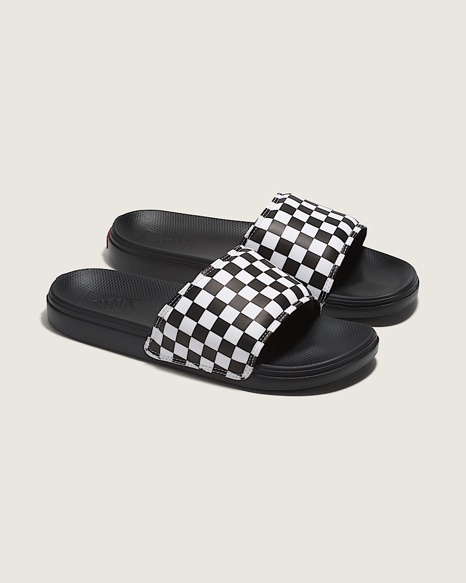 La Costa Checkerboard Slide-On Sandal - 2