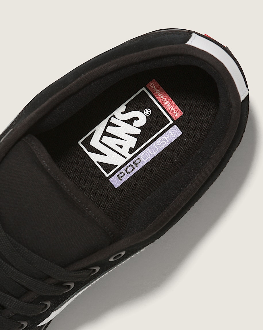 Skate Chukka Low Sidestripe Shoe VANS Black  White ALT4