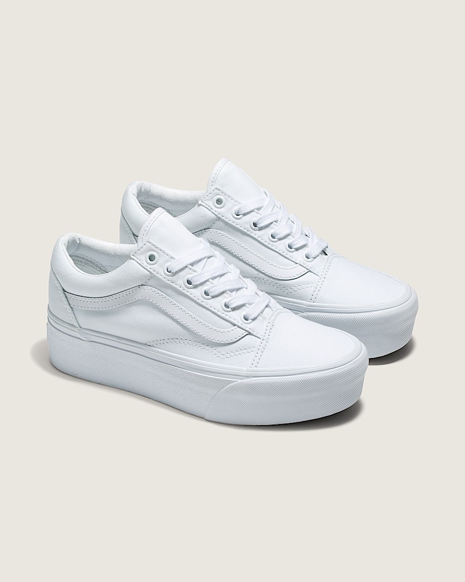 Old Skool Platform Shoe VANS True White ALT1
