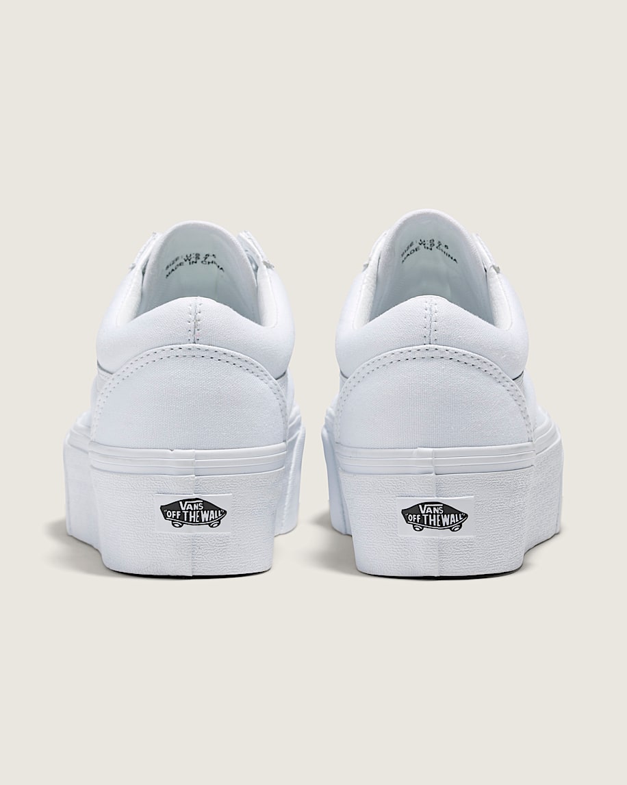 Old Skool Platform Shoe VANS True White ALT3