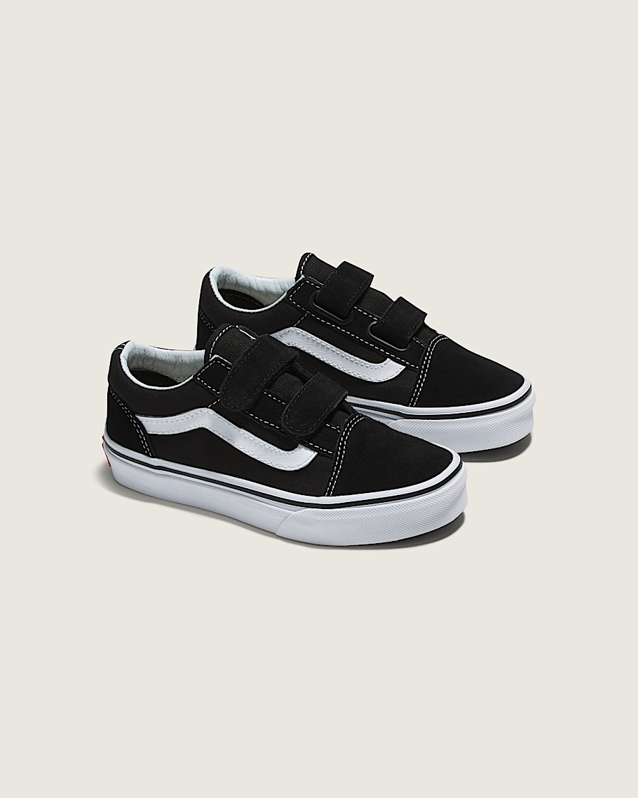 Little Kids Old Skool V Shoe VANS Black  True White ALT1