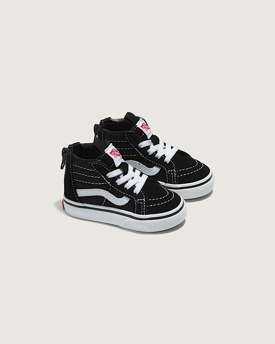 Toddler Sk8Hi Zip Shoe VANS Black  White ALT1