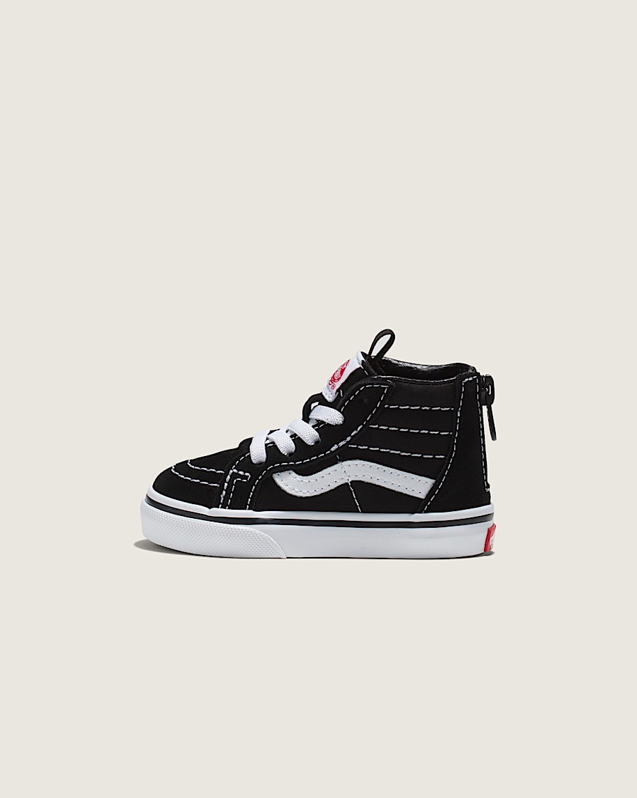 Toddler Sk8Hi Zip Shoe VANS Black  White HERO