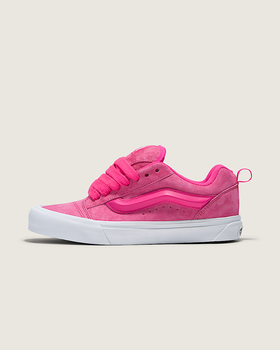 Knu Skool Shoe VANS Pink Glo HERO