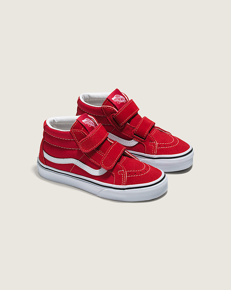 Little Kids Sk8Mid Reissue V Shoe VANS Red  True White ALT1