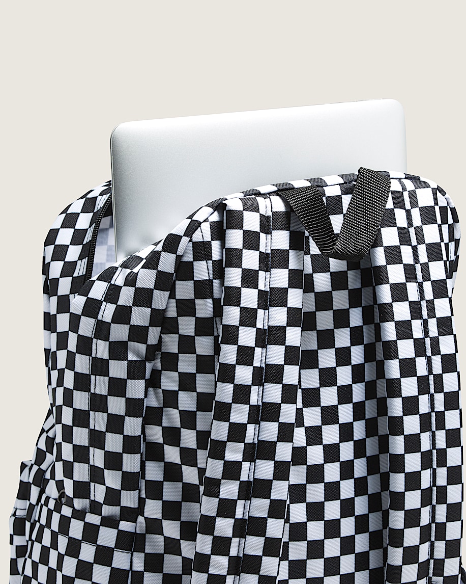 Old Skool H2O Checkerboard Backpack VANS Checkerboard Black  White ALT3