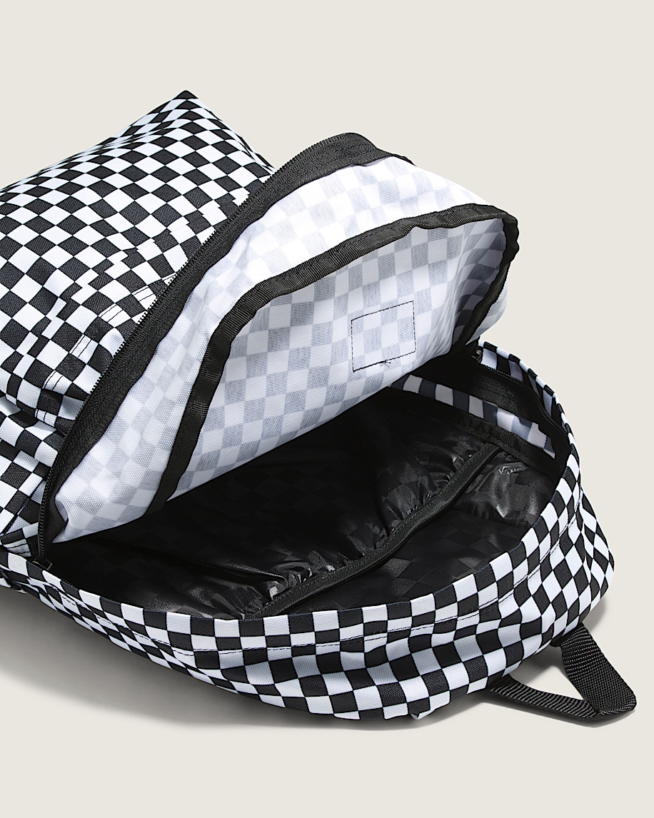 Old Skool H2O Checkerboard Backpack VANS Checkerboard Black  White ALT5