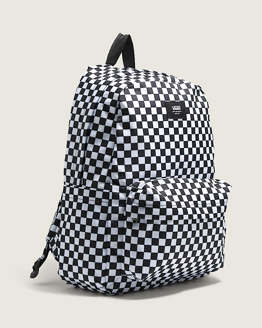 Old Skool H2O Checkerboard Backpack VANS Checkerboard Black  White ALT6