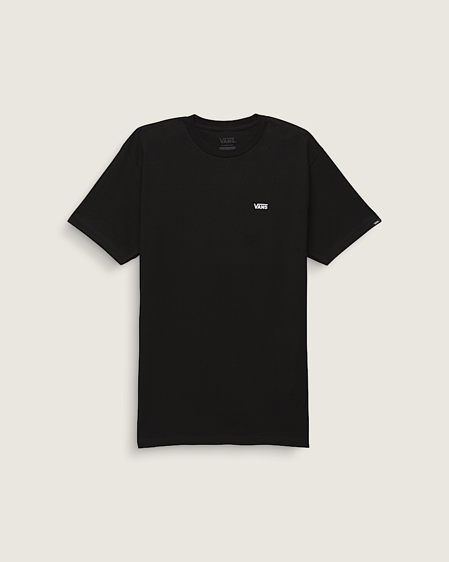 Left Chest Logo TShirt VANS Black HERO