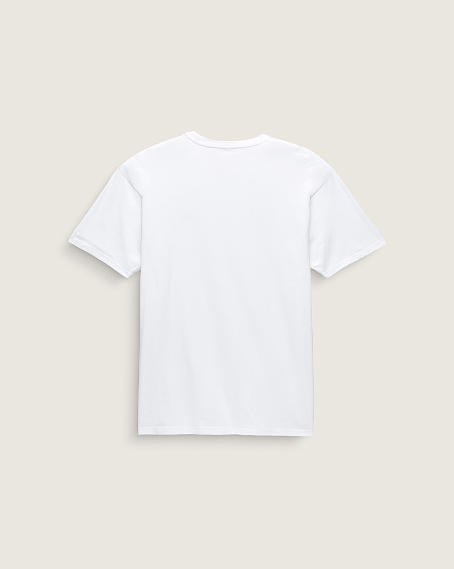 Left Chest Logo TShirt VANS White  Black ALT1