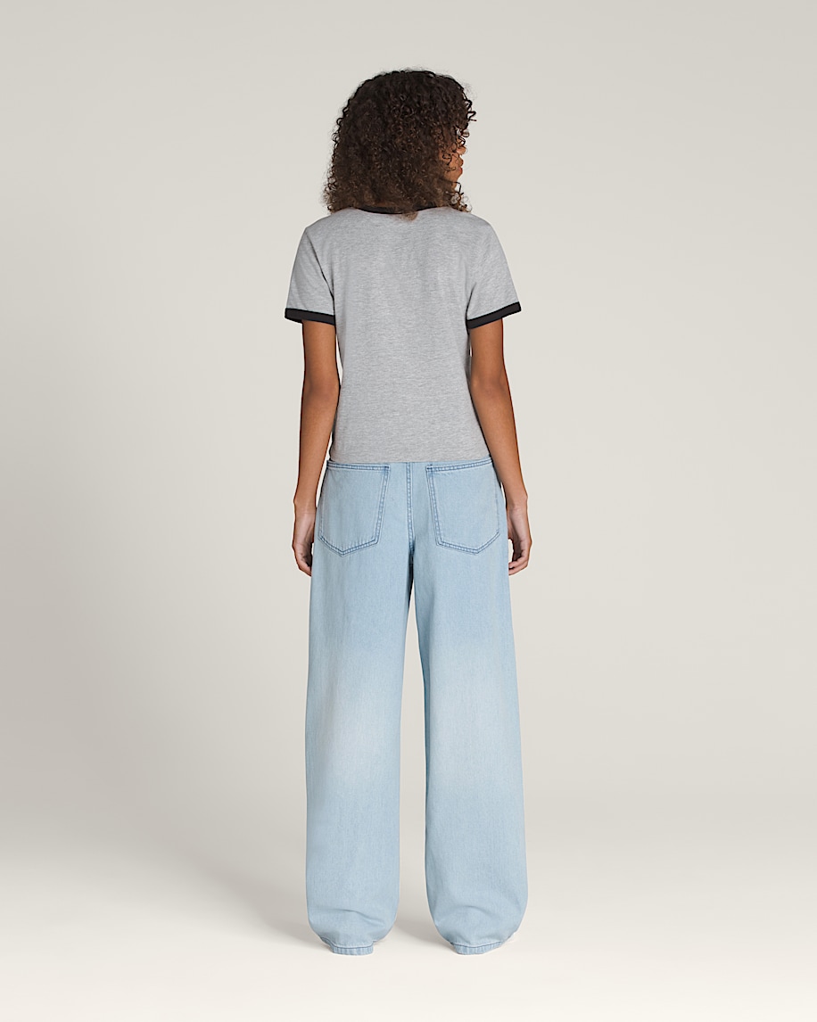 Sirelle 5 Pocket Denim Puddle Pants - 4