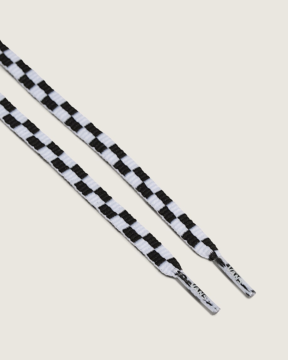 Vans 45 Checkerboard Laces VANS Checkerboard Black  White ALT1