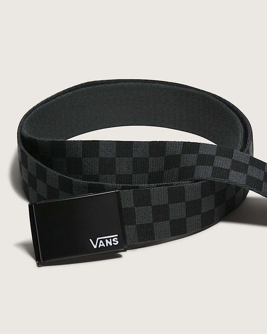 Checkerboard Deppster II Web Belt VANS Charcoal Black ALT1