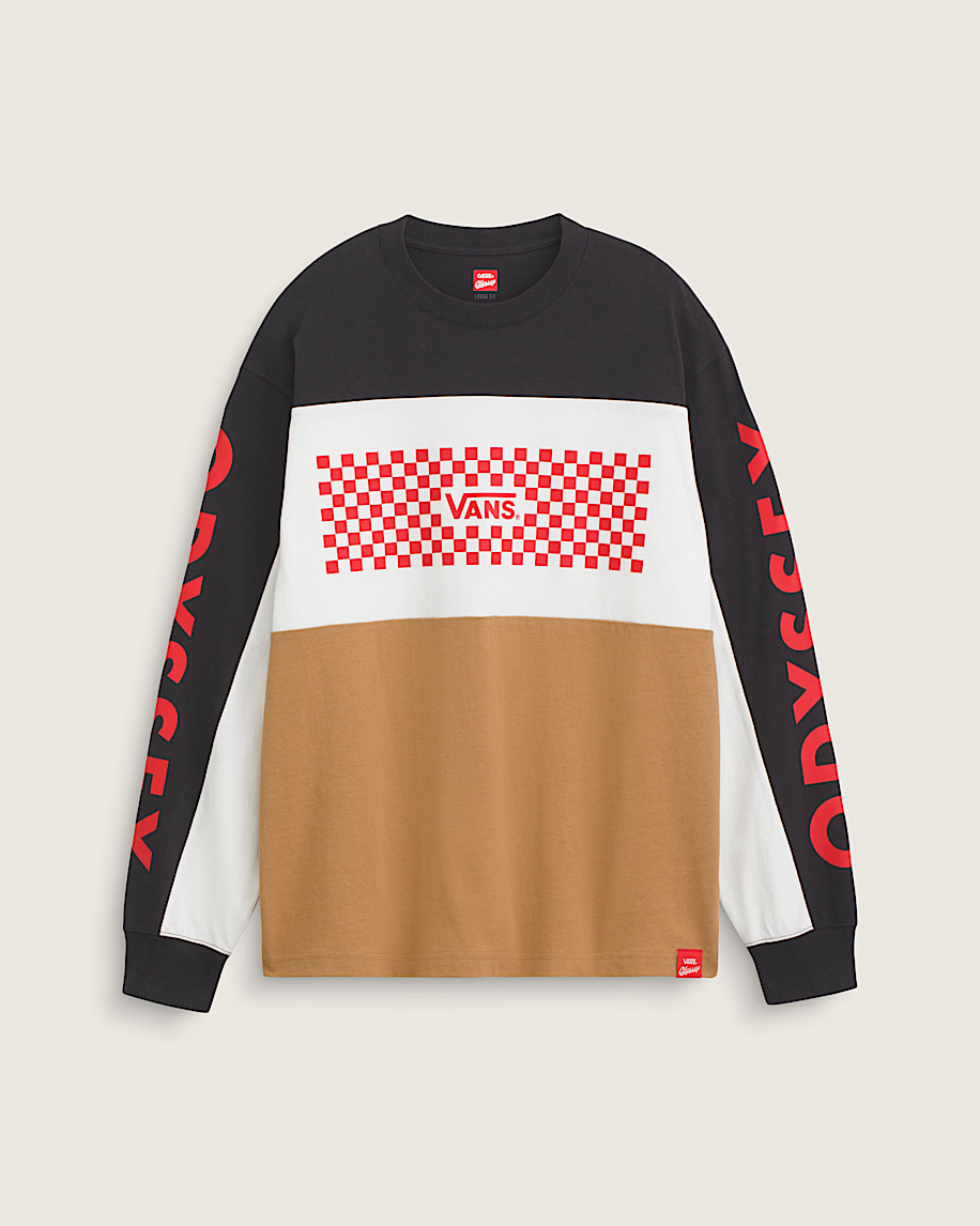 Vans X Odyssey Long Sleeve Jersey en Odyssey Black | Vans CA