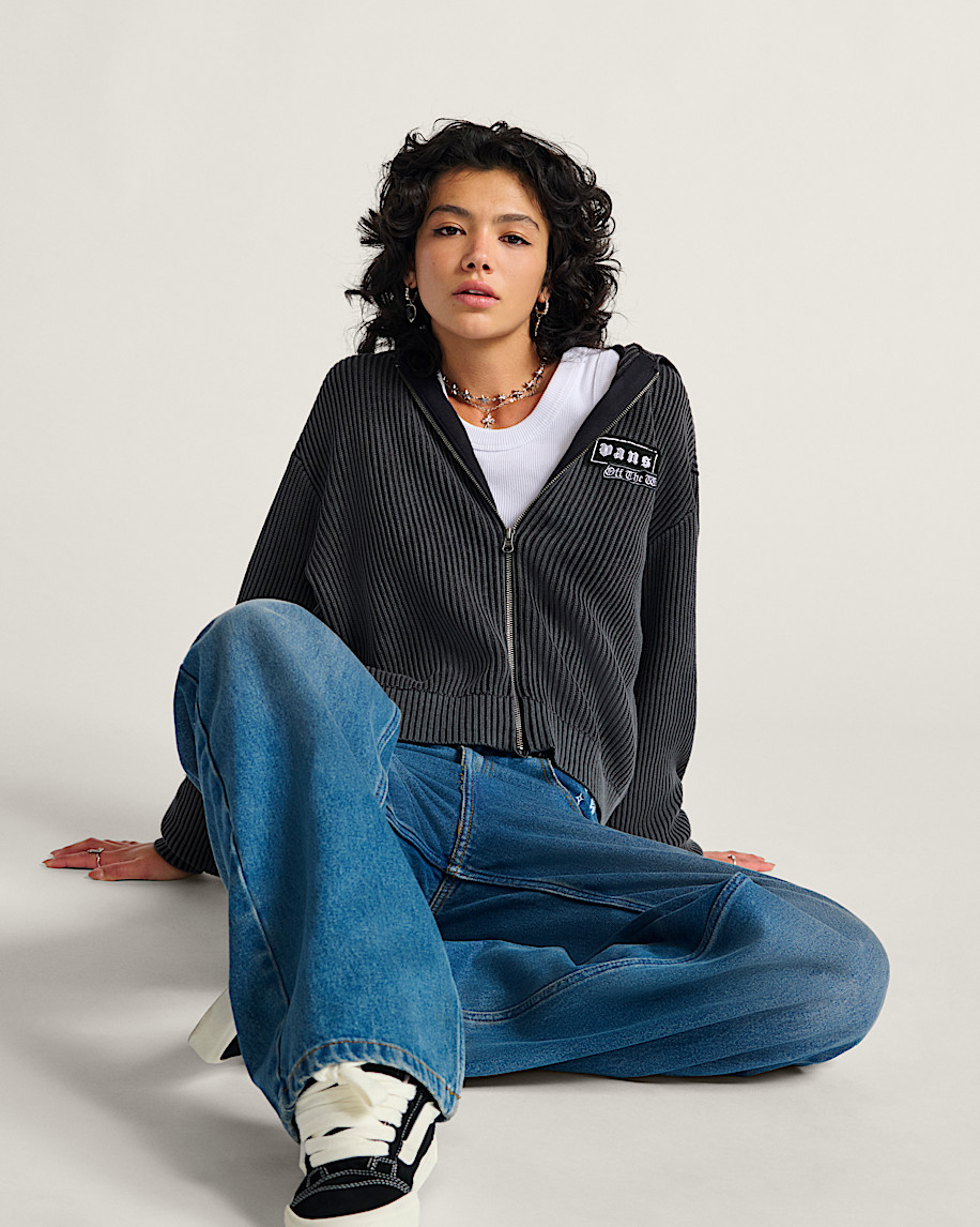 Ximeno Zip Hoodie in Black | Vans