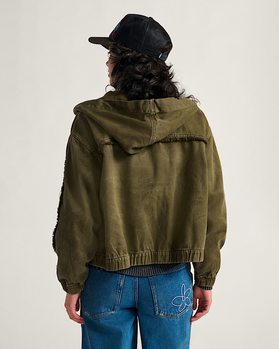 Essex Hooded Jacket VANS Warm Brown ALT2