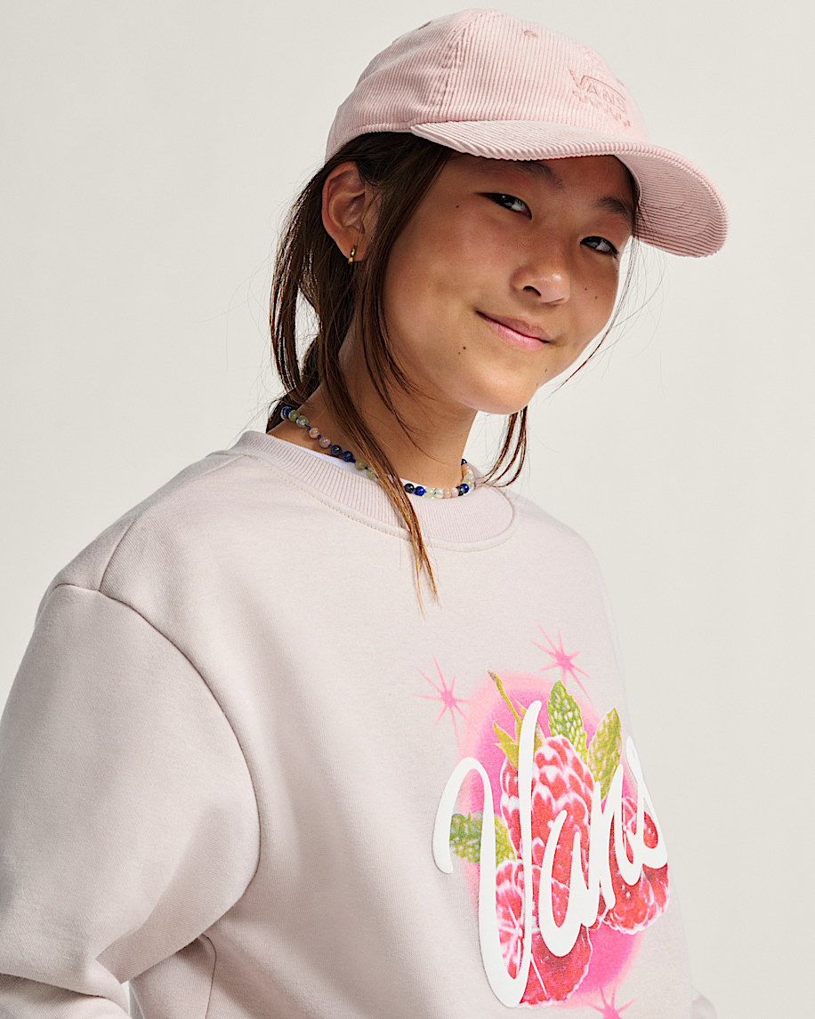 Kids Court Side Jockey Hat in Sepia Rose Pink | Vans