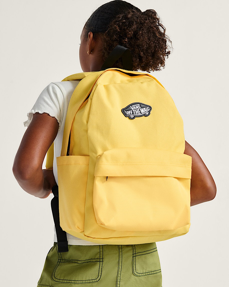 Sac  dos Old Skool Grom pour enfants VANS Jaune Crme de Banane ALT7