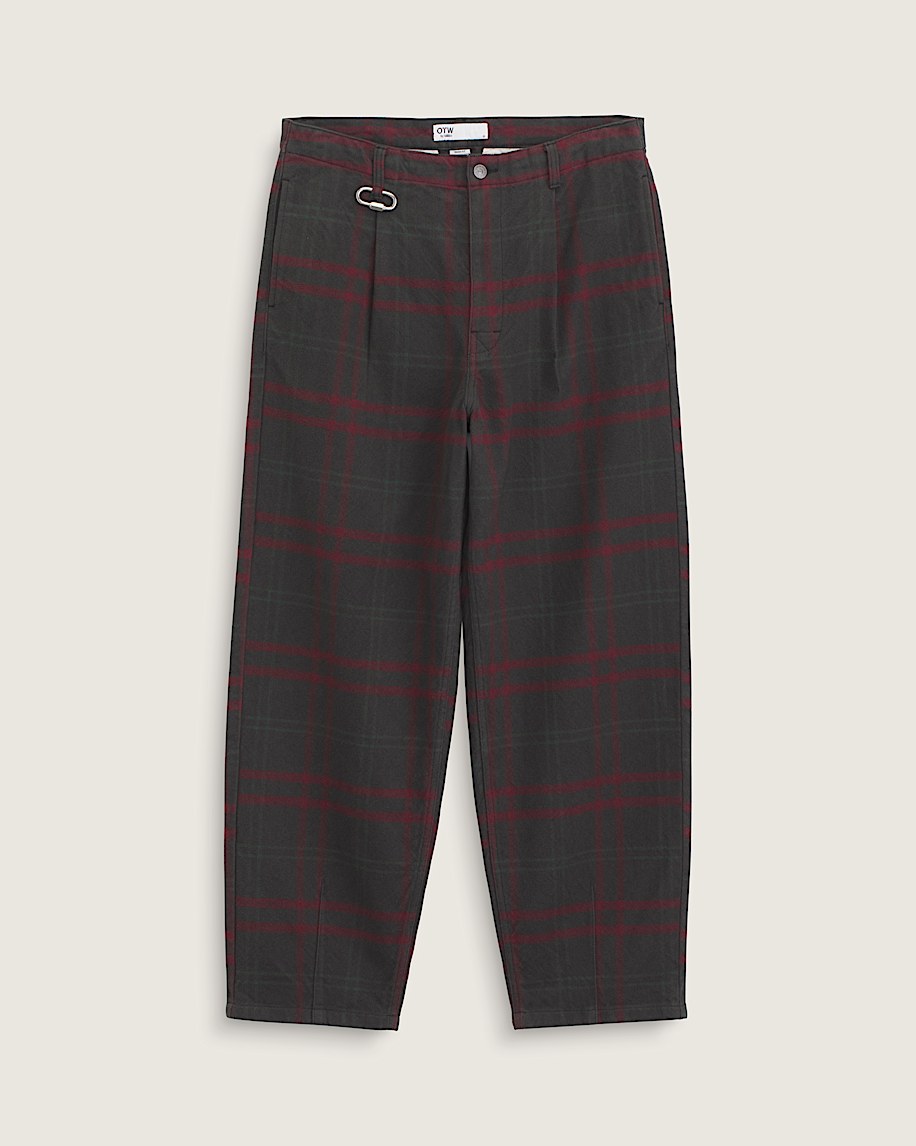 OTW Cruise Pleated Pants VANS Black  Red HERO