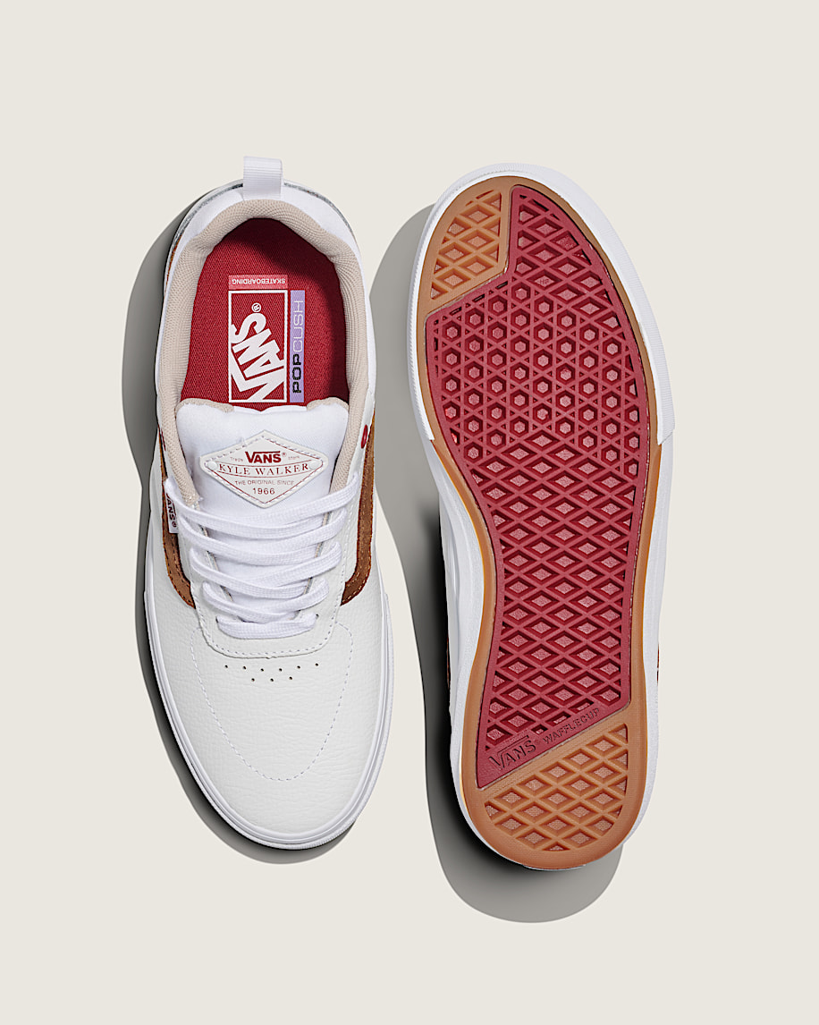 Skate Kyle Walker Wafflecup Shoe VANS Marshmallow White  Brown ALT2