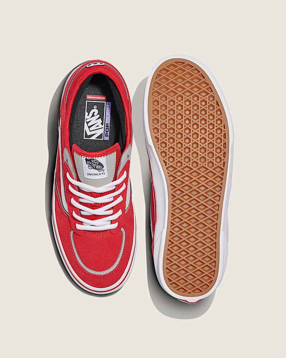 Skate Rowley Shoe VANS Red  Grey ALT2