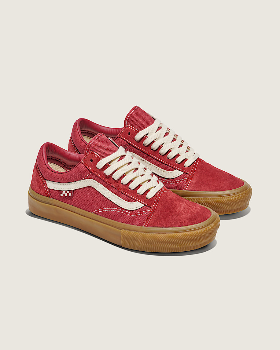 Chaussure Skate Old Skool VANS Rouge  Gum ALT1