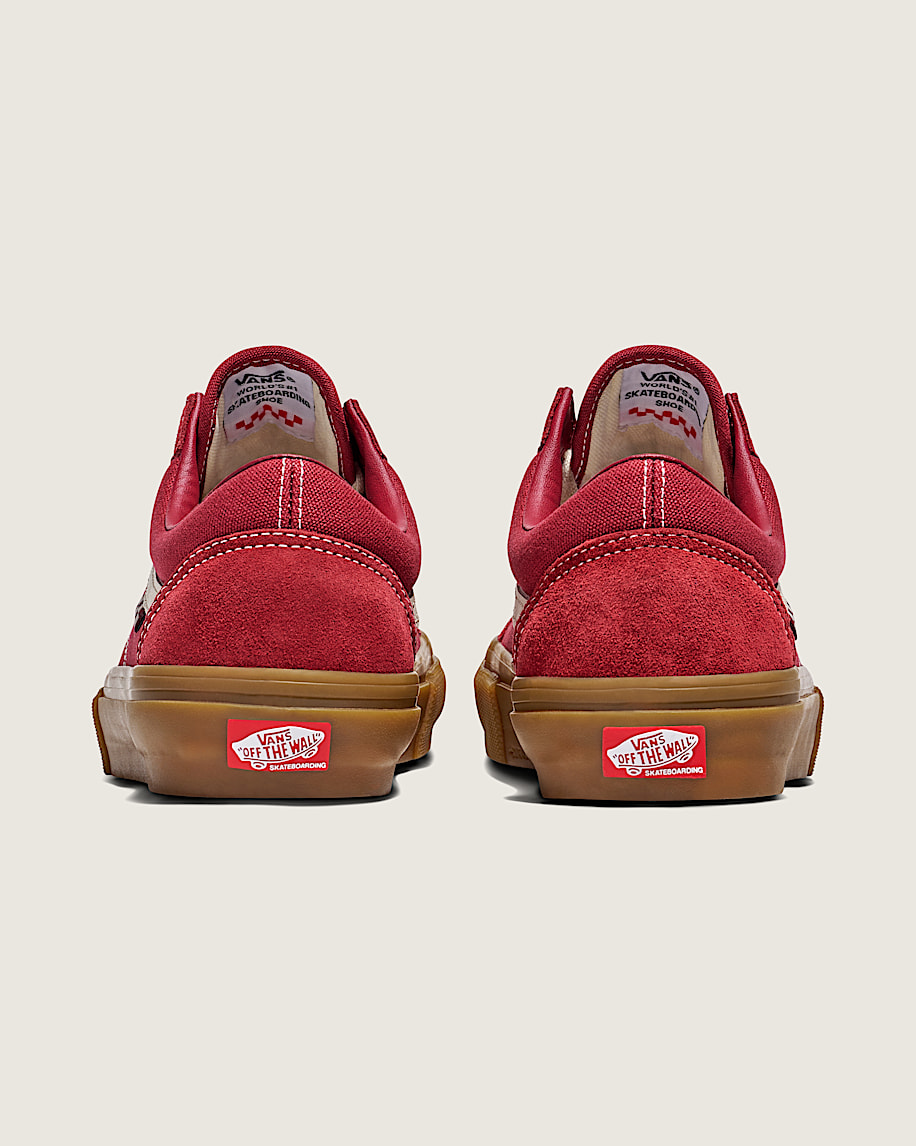 Chaussure Skate Old Skool VANS Rouge  Gum ALT3