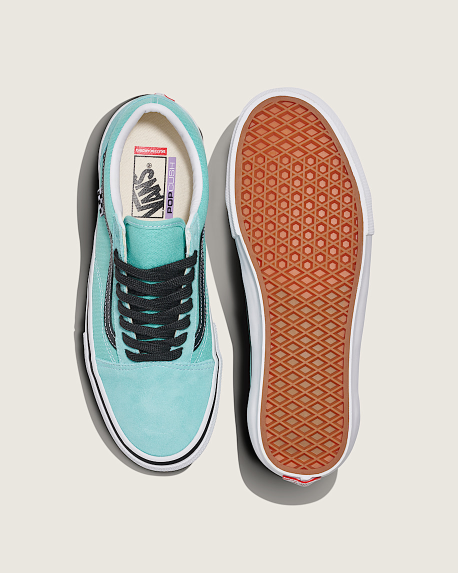 Skate Old Skool Shoe VANS Electric Blue  Black ALT2