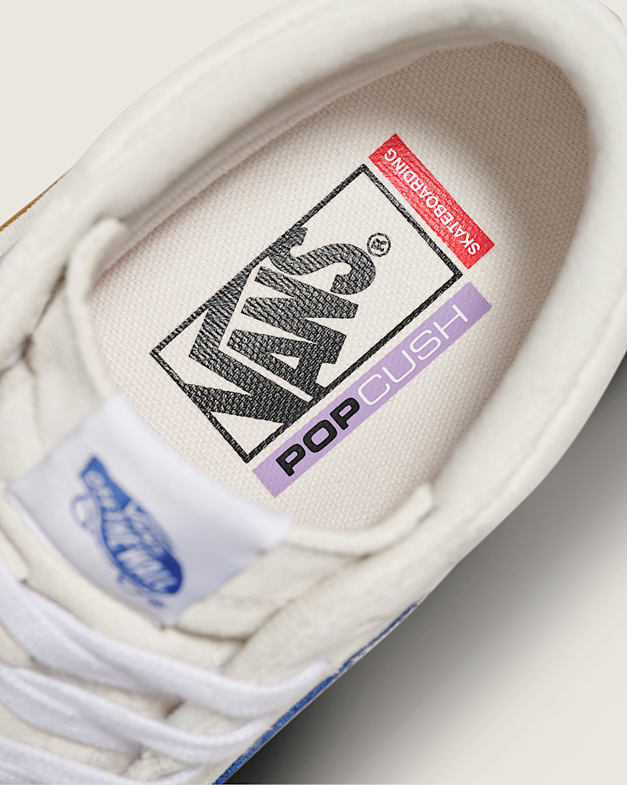 Skate Sk8Hi Shoe VANS White  Blue  Gum ALT4