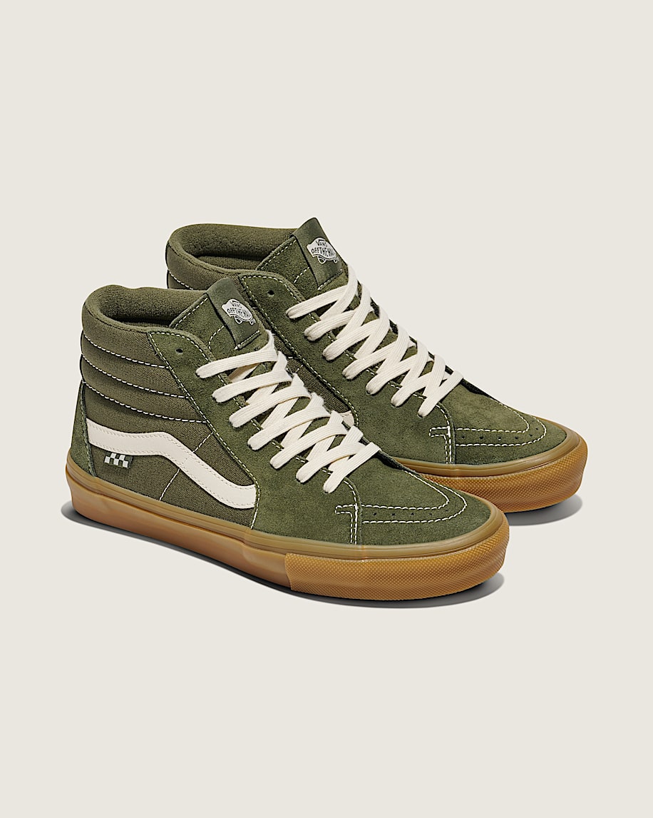Skate Sk8Hi Shoe VANS Grape Leaf Green  Gum ALT1