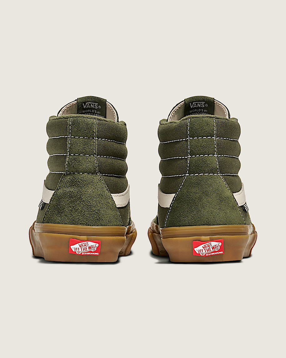 Skate Sk8Hi Shoe VANS Grape Leaf Green  Gum ALT3