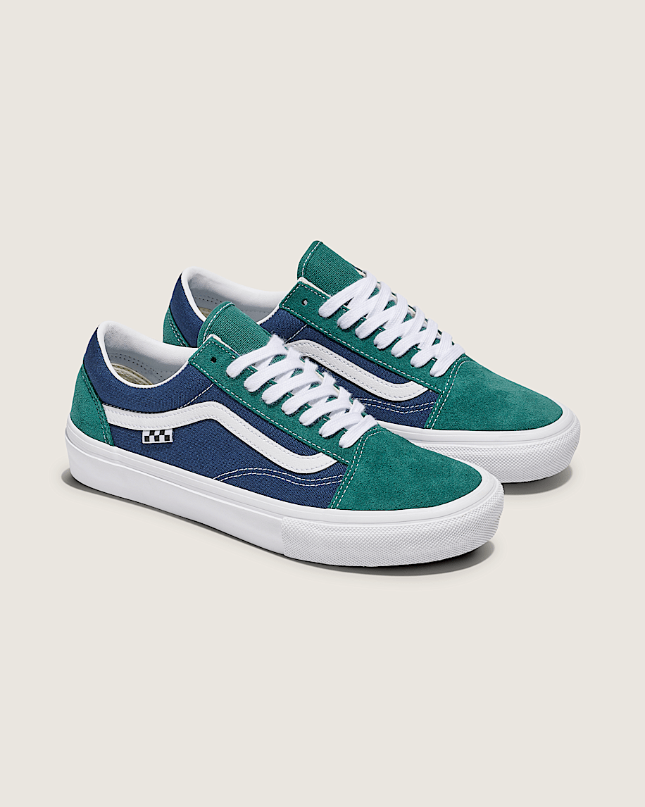 Skate Old Skool Shoe VANS Blue  Green ALT1