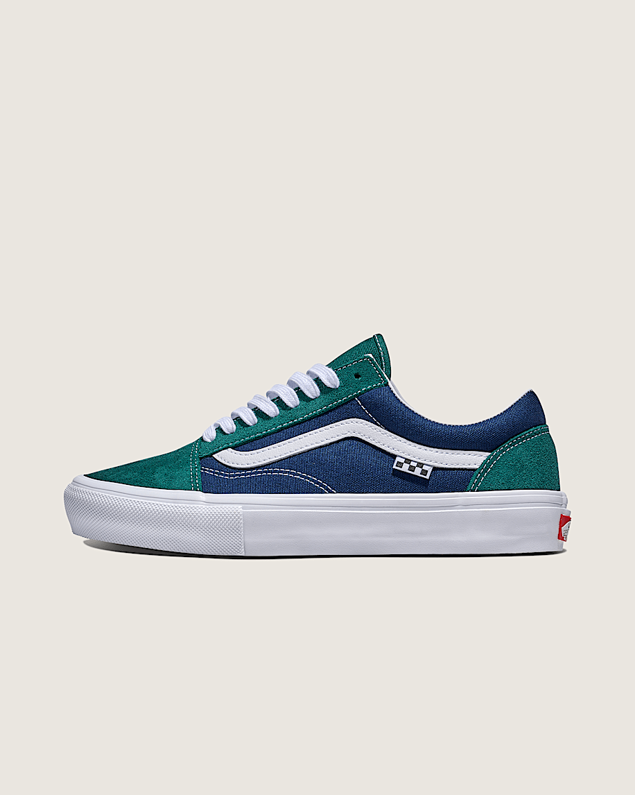 Skate Old Skool Shoe VANS Blue  Green HERO