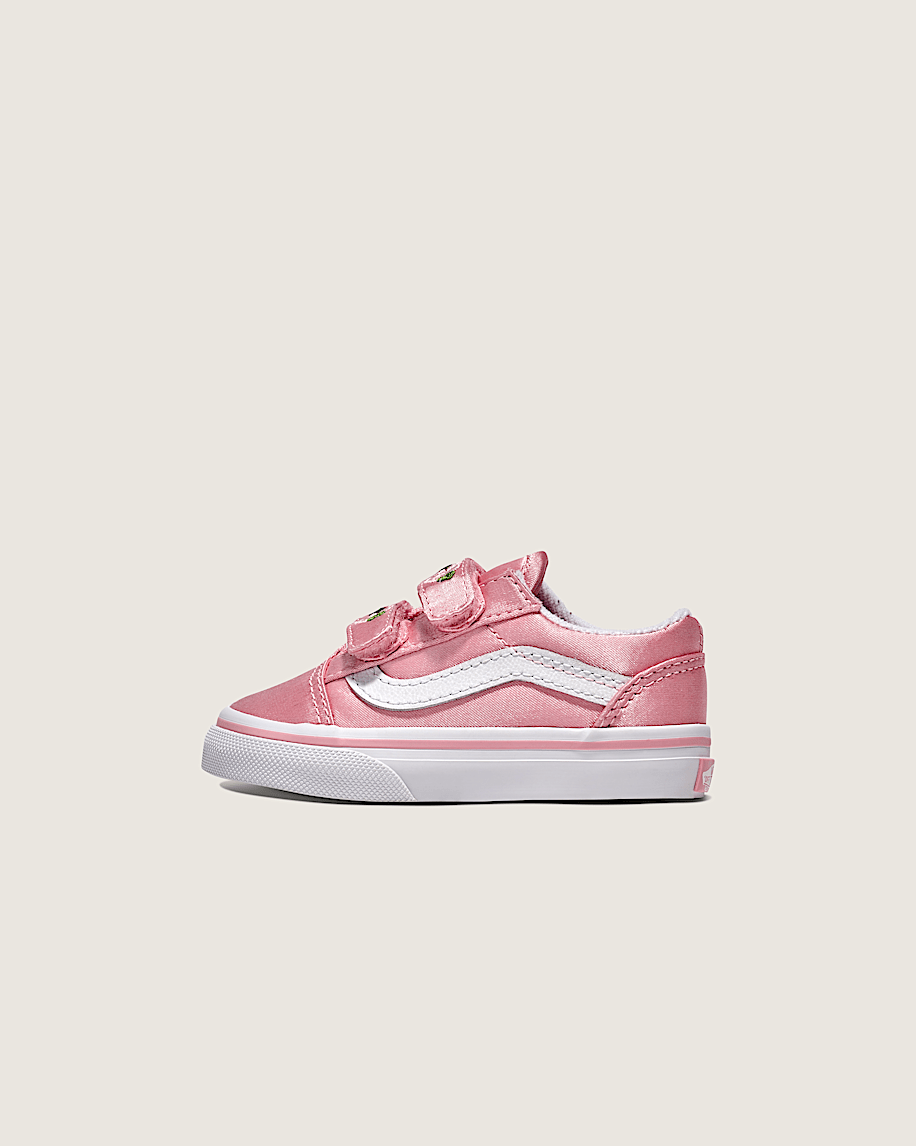 Toddler Old Skool V Satin Shoe VANS Pink HERO