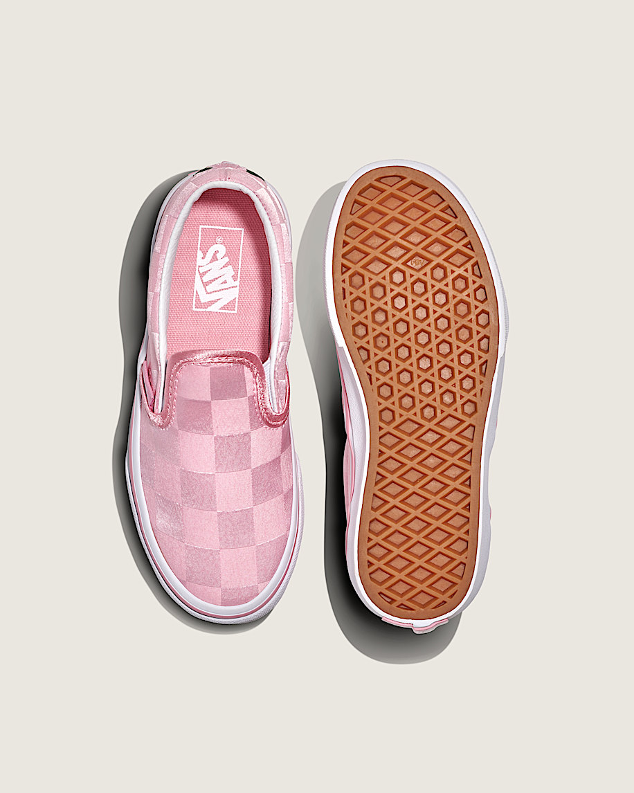 Little Kids Classic Slip-On Satin Shoe - 3