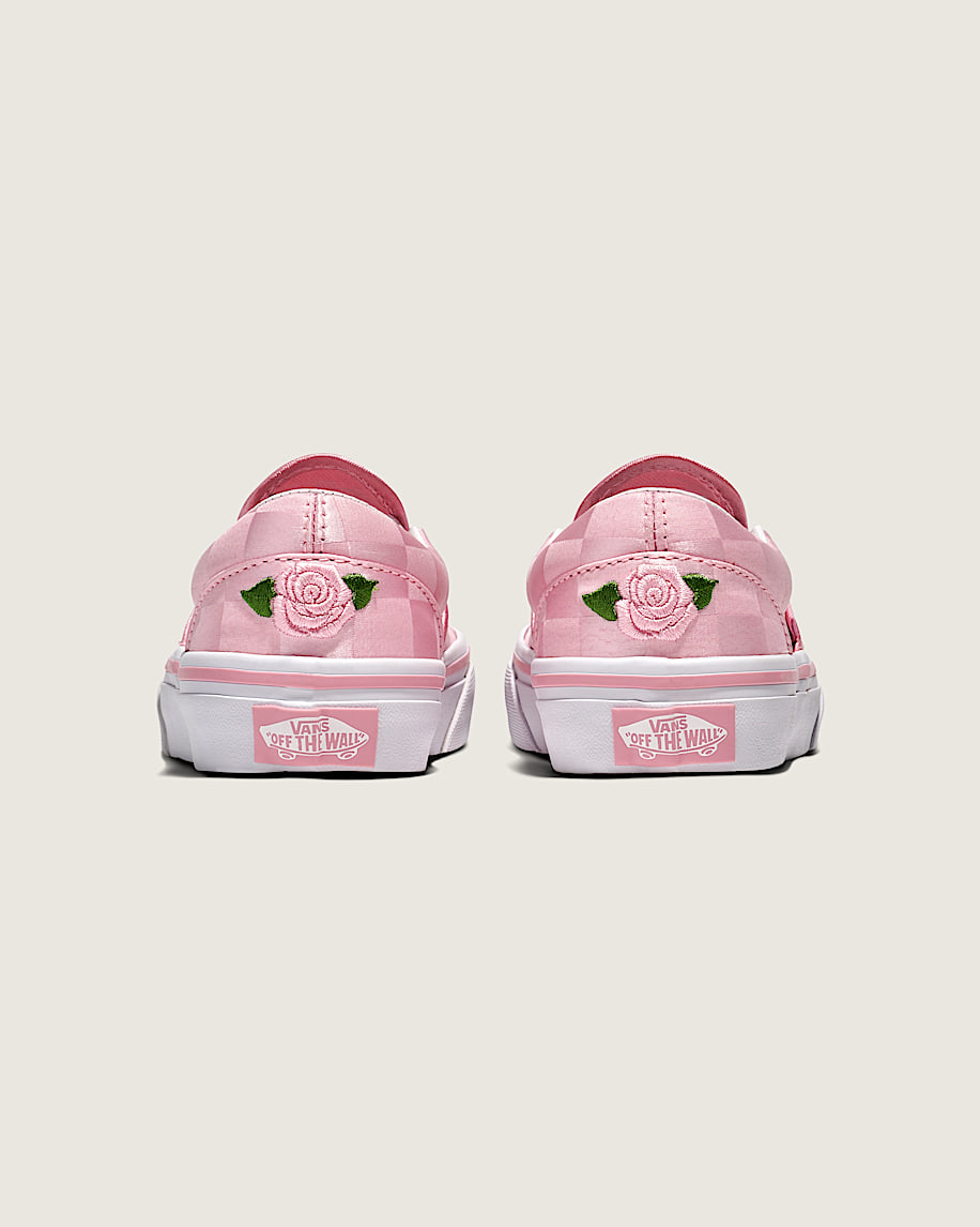 Little Kids Classic SlipOn Satin Shoe VANS Rose Pink ALT3