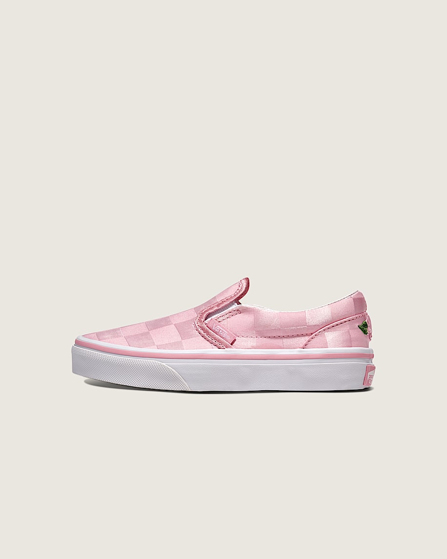 Little Kids Classic Slip-On Satin Shoe - 1