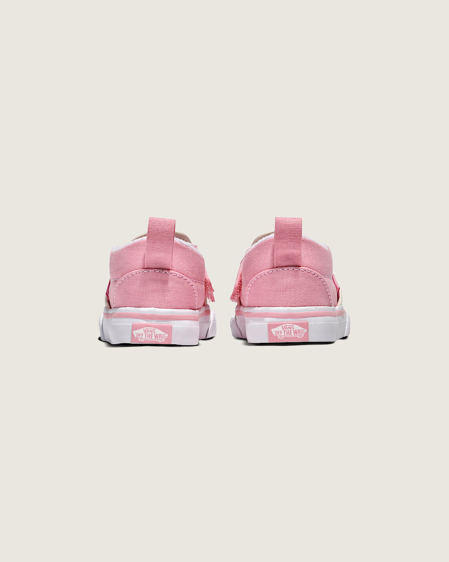 Toddler Classic SlipOn V Shoe VANS White  Pink ALT3