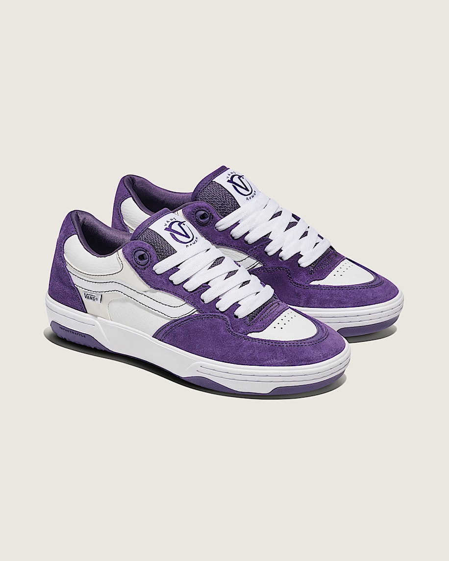 Skate Rowan 20 Shoe VANS Purple  White ALT1