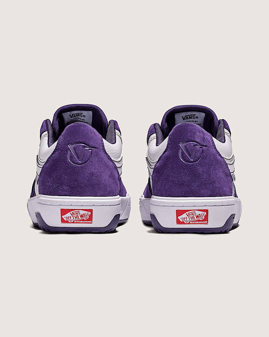 Skate Rowan 20 Shoe VANS Purple  White ALT3