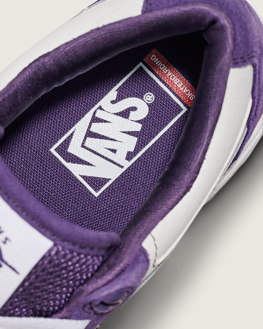 Skate Rowan 20 Shoe VANS Purple  White ALT4