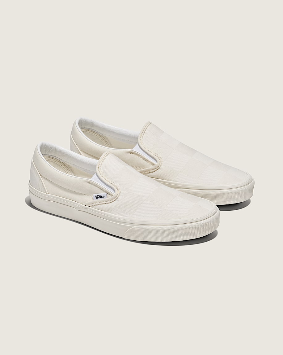 Classic SlipOn Checkerboard Shoe VANS Marshamallow White ALT1