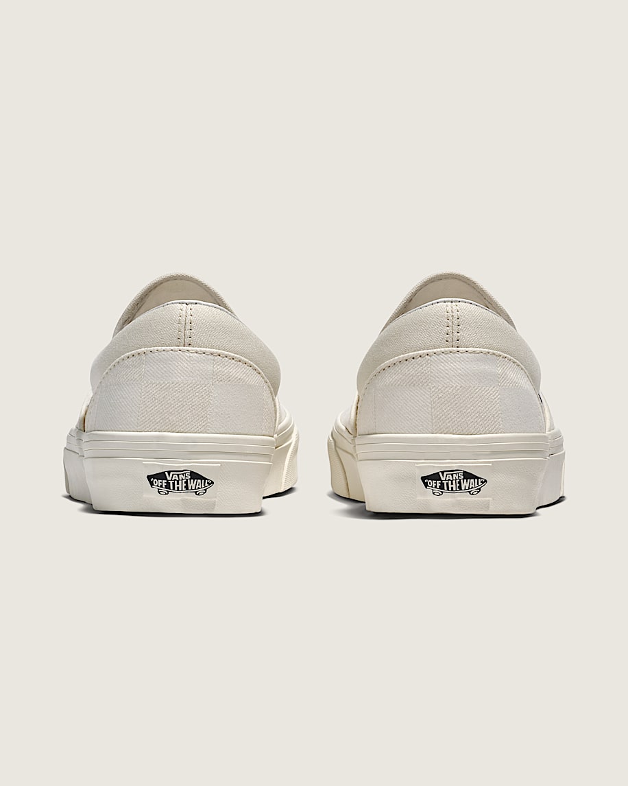 Classic SlipOn Checkerboard Shoe VANS Marshamallow White ALT3