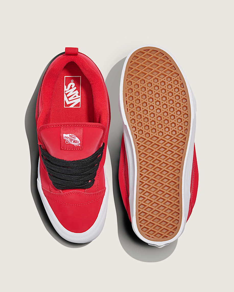 Knu Skool Shoe VANS Red ALT2