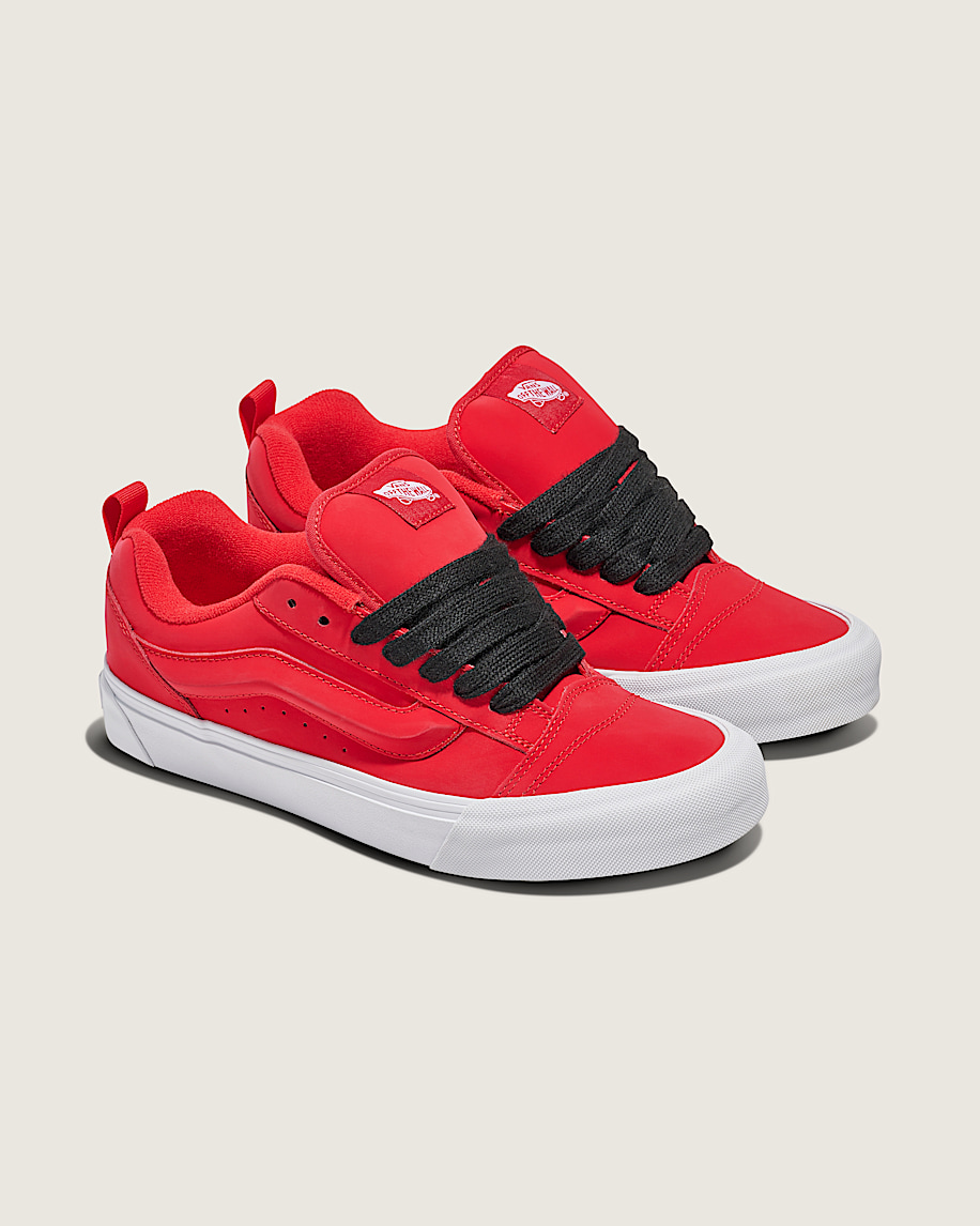 Knu Skool Shoe VANS Red ALT1