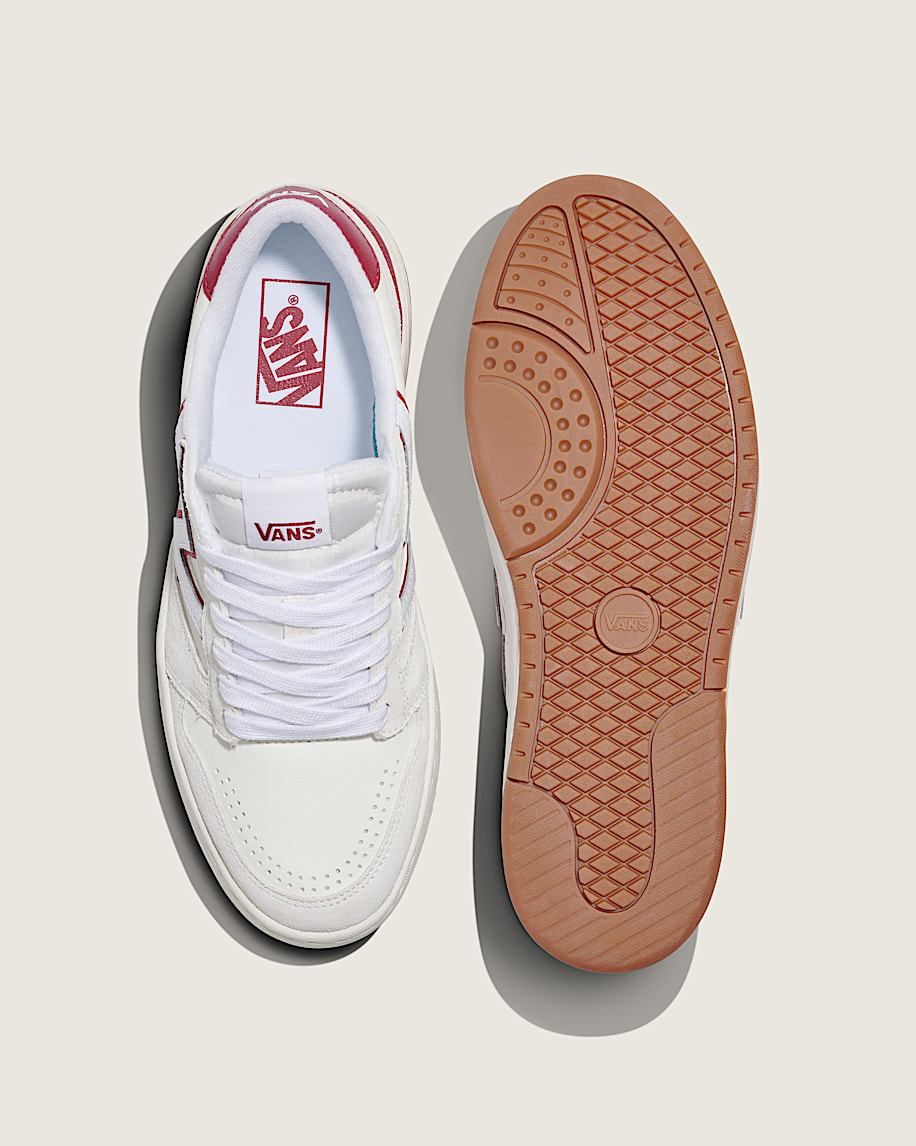 Lowland 20 Shoe VANS White  Red ALT2